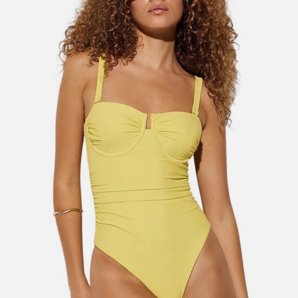 Express Vibrant Yellow Swimwear